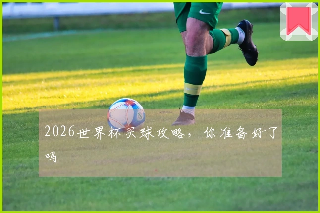 2026世界杯买球攻略,你准备好了吗